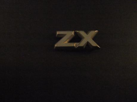 Citroën ZX zilverkleurig logo